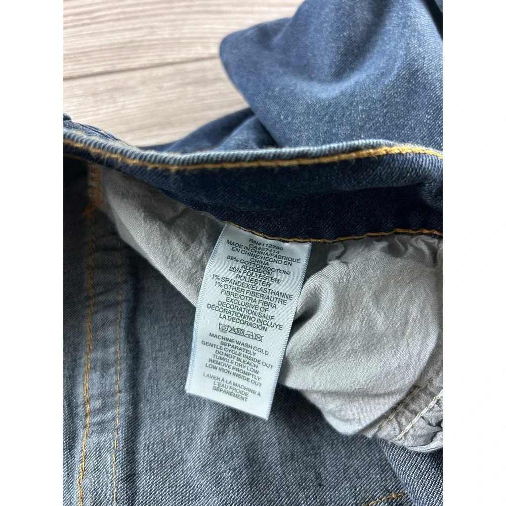 True Religion Ricky Relaxed Straight Dark Wash Jeans Blue 36 Mens